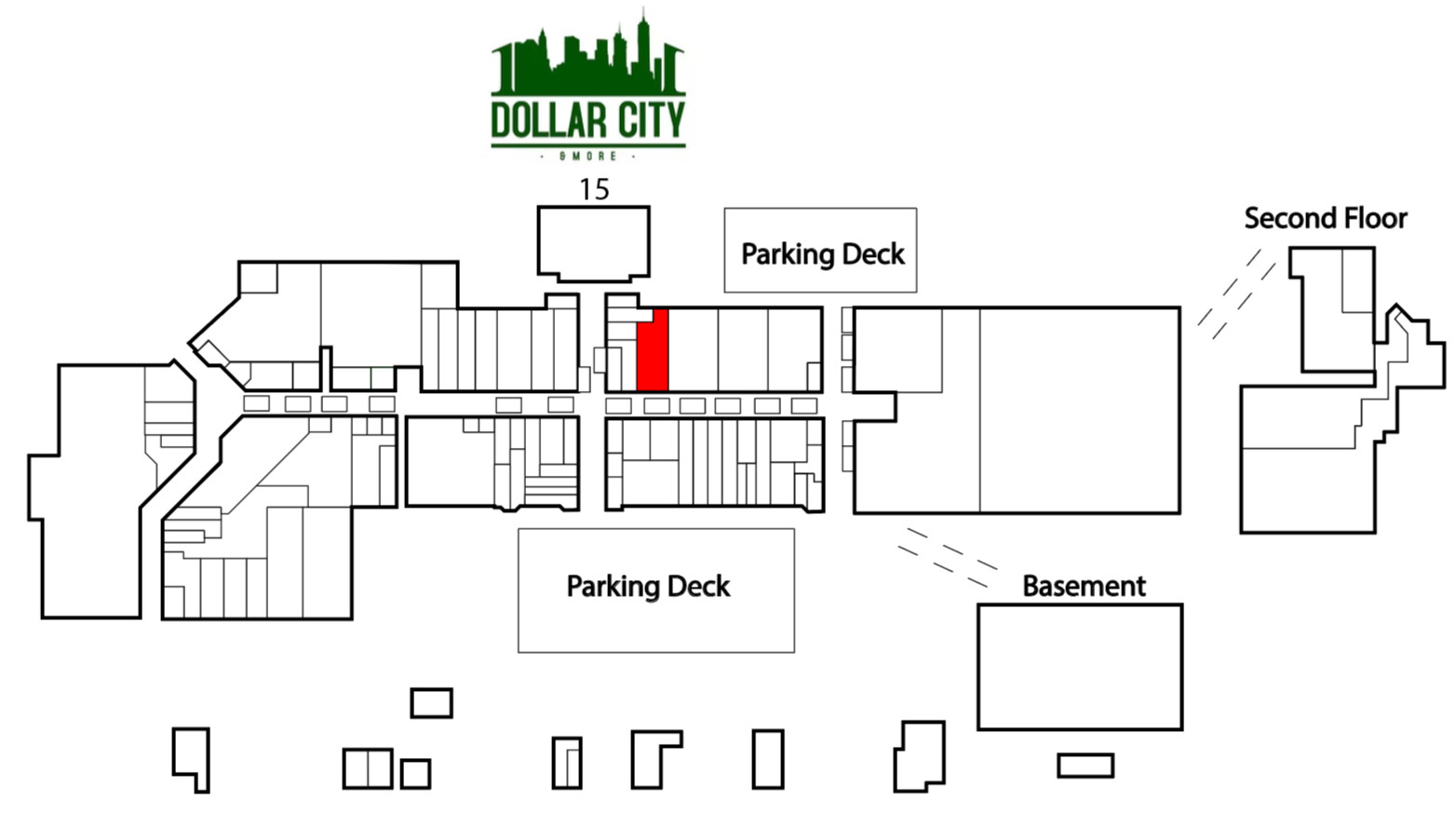 Dollar City More storefront