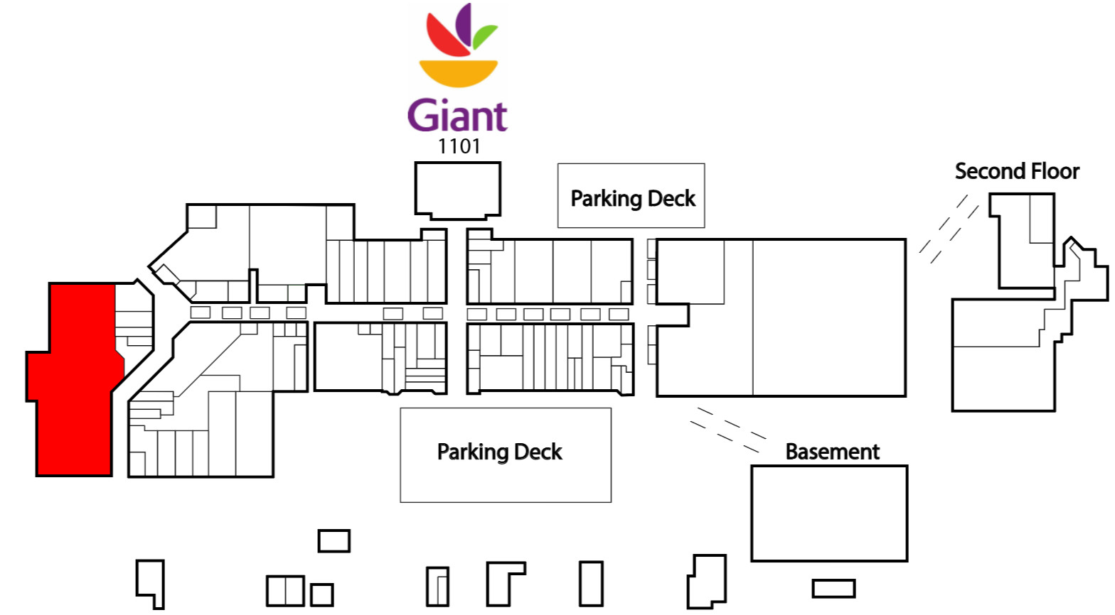 Giant storefront