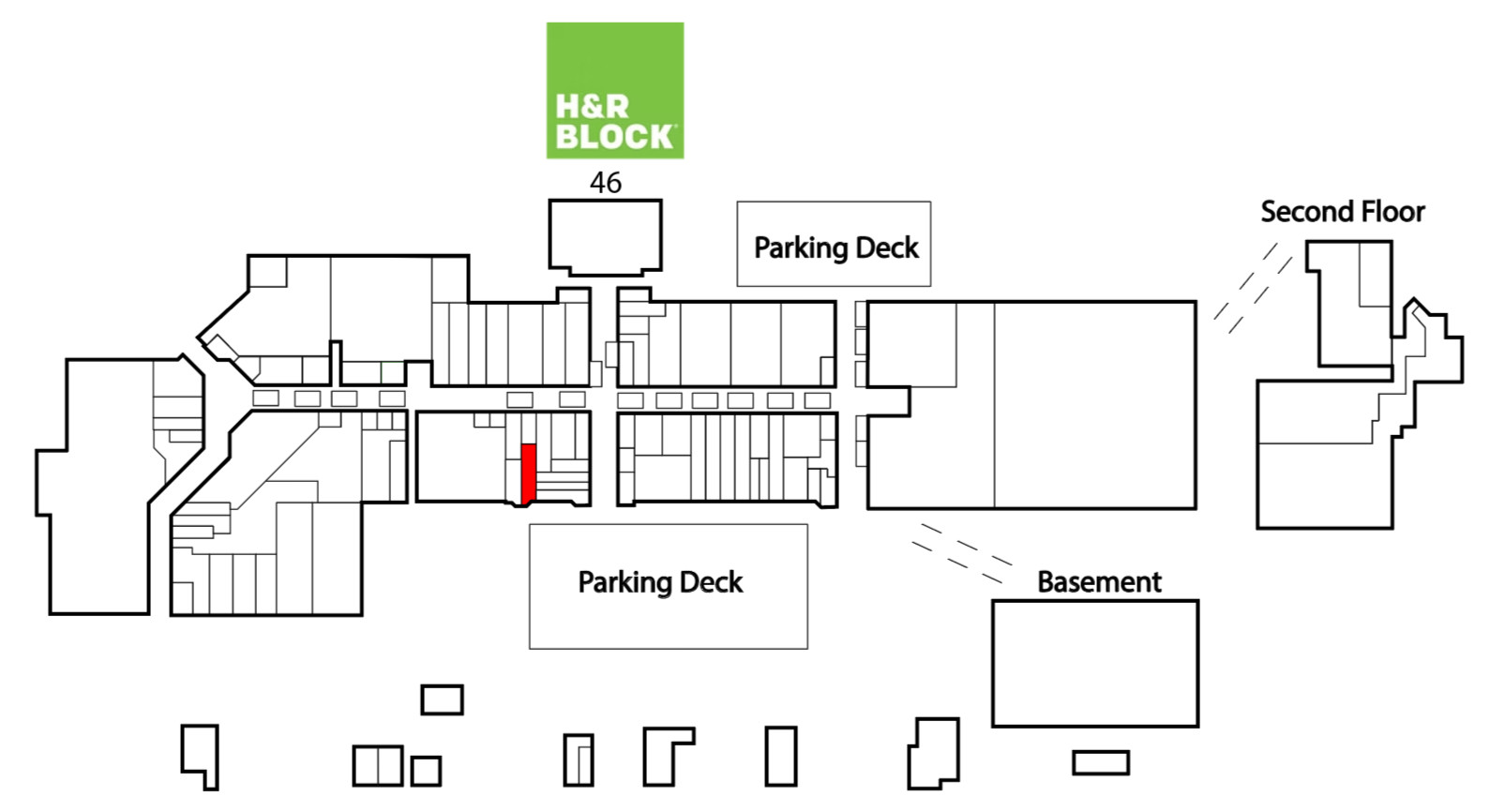 H&R Block storefront