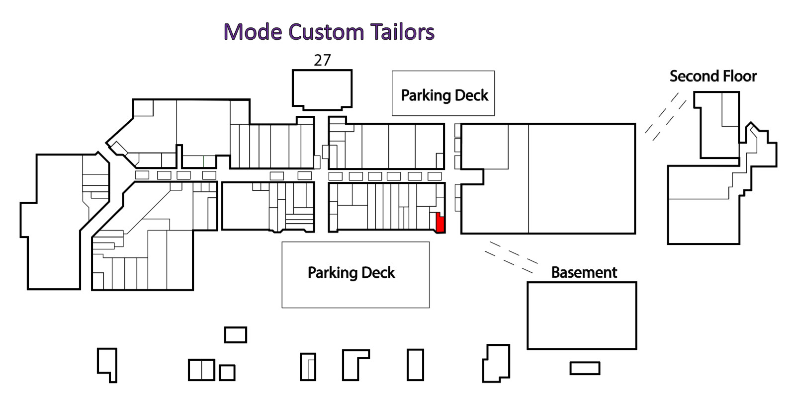 Mode Custom Tailors storefront