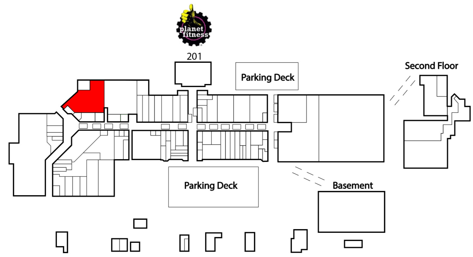 Planet Fitness storefront
