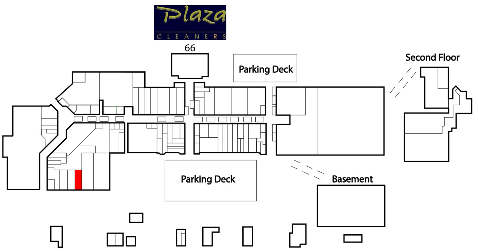 Plaza Cleaners storefront
