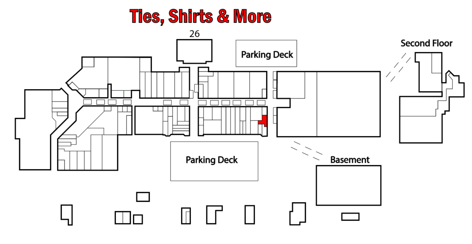 Ties Shirts More storefront