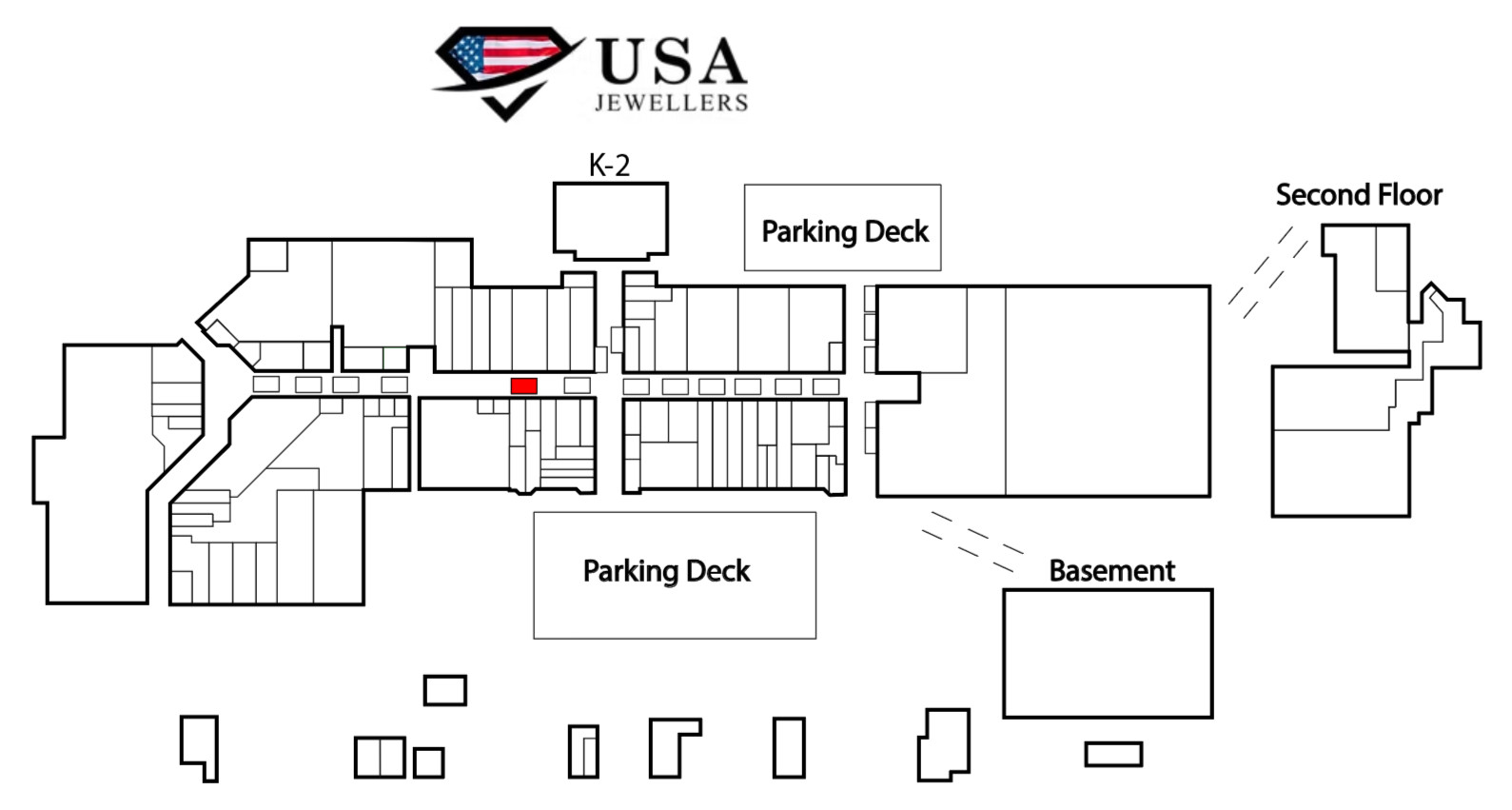 Usa Jewelers storefront